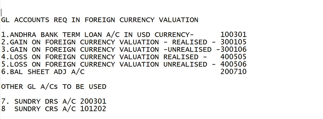 Foreign Currency Valuation 1